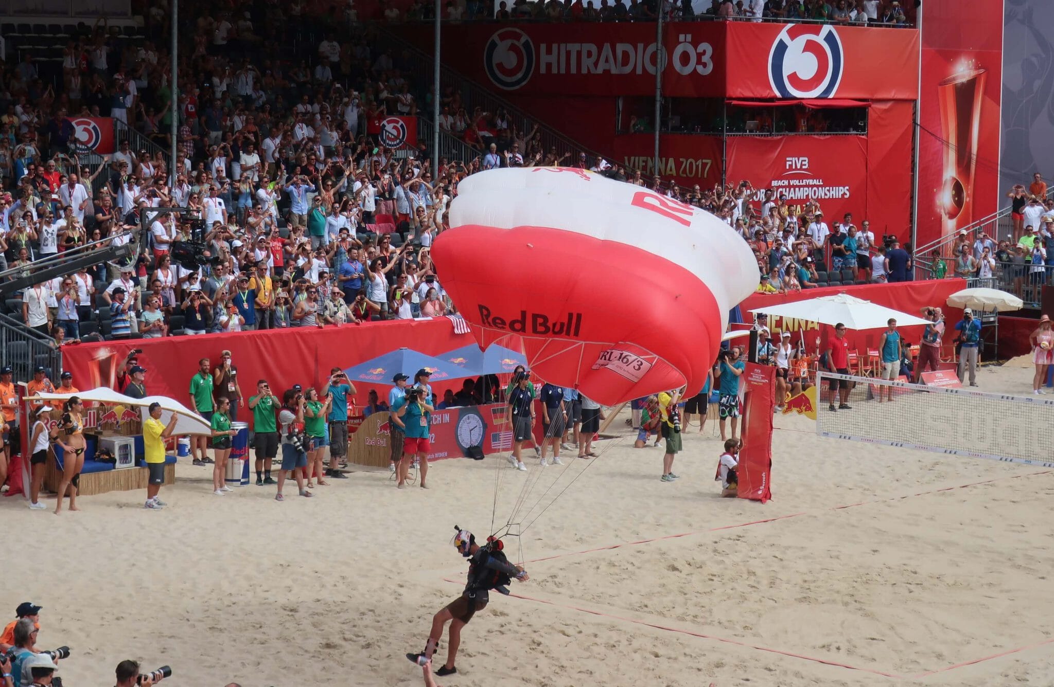 Sponsor attention at FIVB beach volleyball world championships